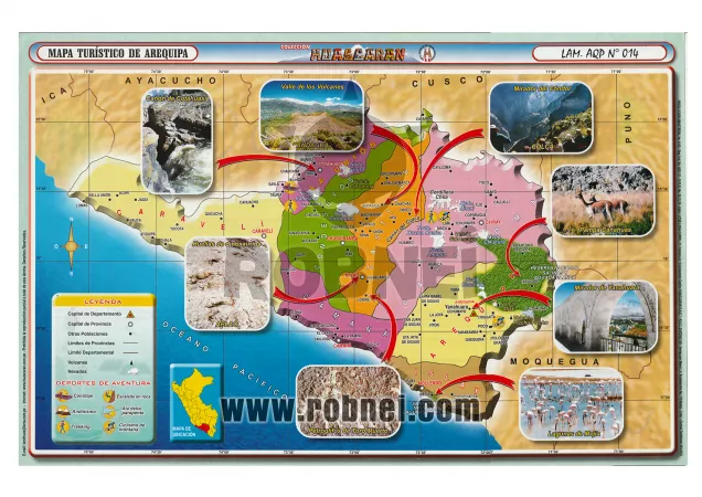 Mapa Turistico De Arequipa